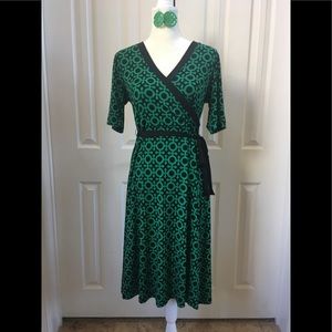 Emerald green Nine West dress